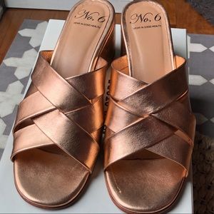 Gorgeous No. 6 Rose Gold Orlando Wedge.